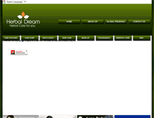 Tablet Screenshot of herbaldream.com